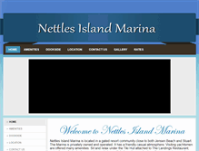 Tablet Screenshot of nettlesislandmarina.com